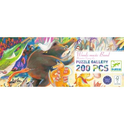 Djeco Puzzles y encajes Puzzle Banda musical del bosque 200 piezas - Djeco DJ07682