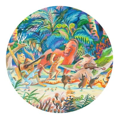 Djeco Puzzles y encajes Puzzle Banda musical del bosque 200 piezas - Djeco DJ07682