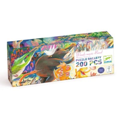 Djeco Puzzles y encajes Puzzle Banda musical del bosque 200 piezas - Djeco DJ07682