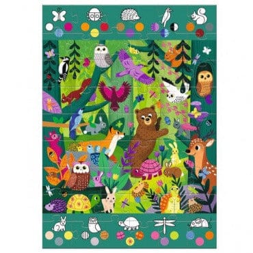 Djeco Puzzles y encajes Puzzle de Observación gigante El bosque 54 Piezas DJ07149