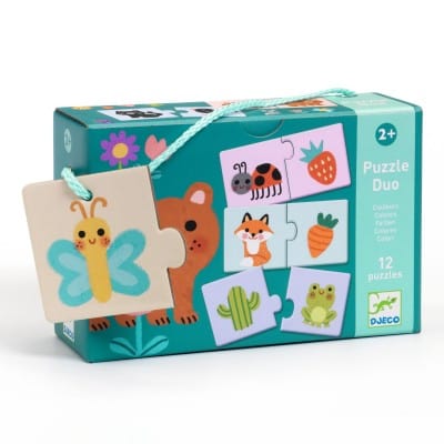 Djeco Puzzles y encajes Puzzle Dúo Colores- Djeco DJ08273