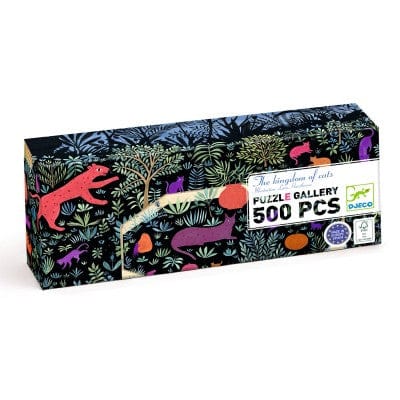 Djeco Puzzles y encajes Puzzle  El reino de los gatos 500 piezas - Djeco DJ07686