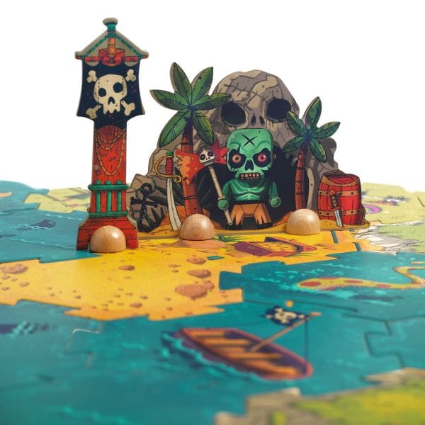 DJECO Puzzles y encajes Puzzle Gigante de Batalla de 30 piezas - Djeco DJ06847