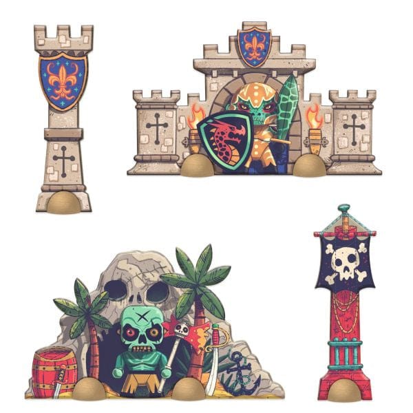 DJECO Puzzles y encajes Puzzle Gigante de Batalla de 30 piezas - Djeco DJ06847