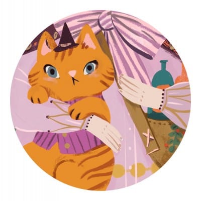 Djeco Puzzles y encajes Puzzle Gigante Lily La bruja 36 piezas - Djeco DJ07168