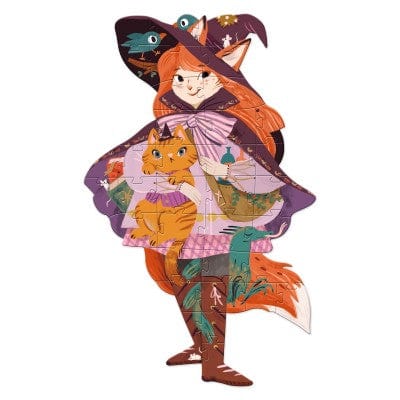 Djeco Puzzles y encajes Puzzle Gigante Lily La bruja 36 piezas - Djeco DJ07168