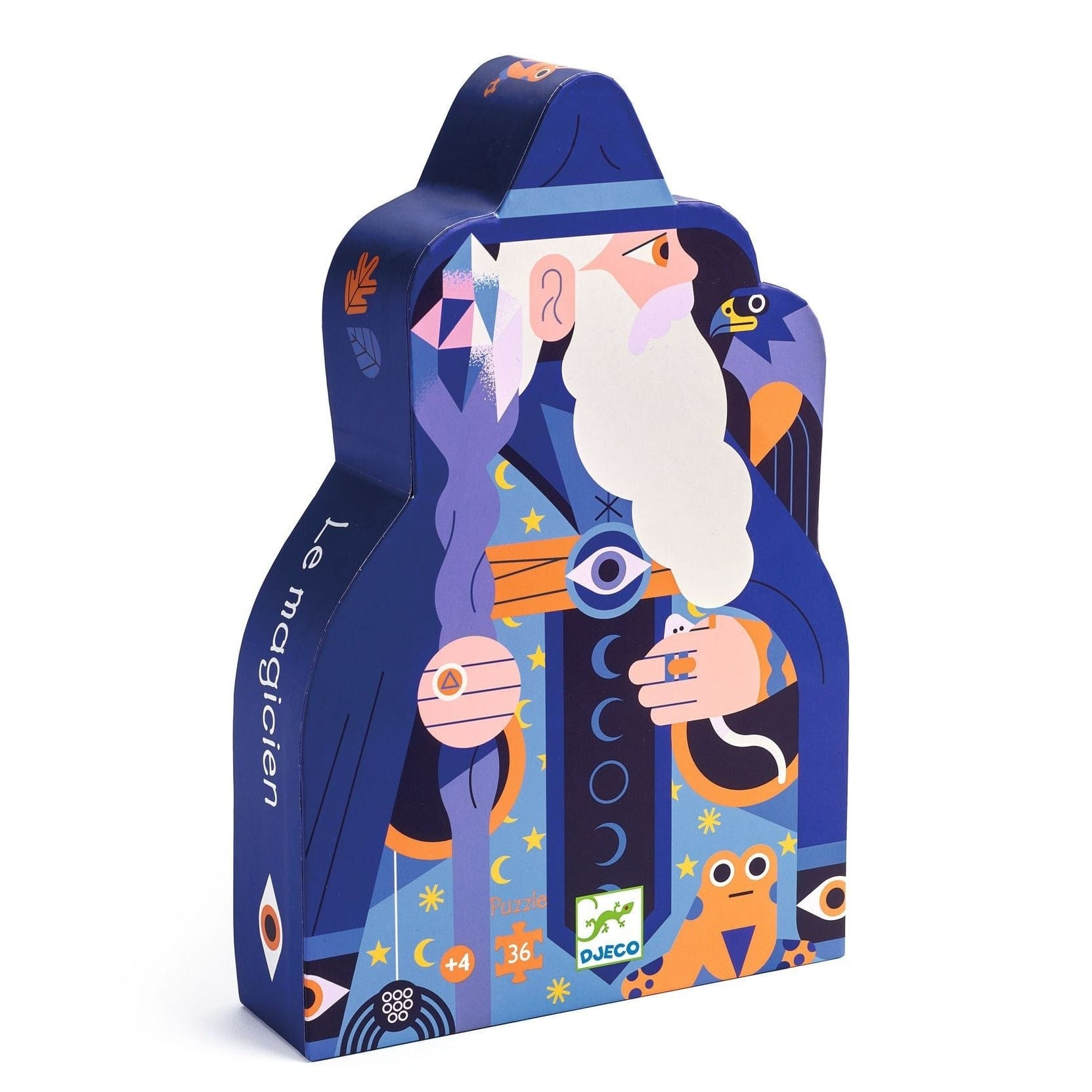 DJECO Puzzles y encajes Puzzle Mago y el Bosque Encantado 36 Piezas DJ07299