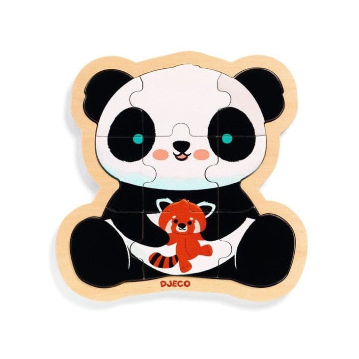 DJECO Puzzles y encajes Puzzle Panda DJ01821