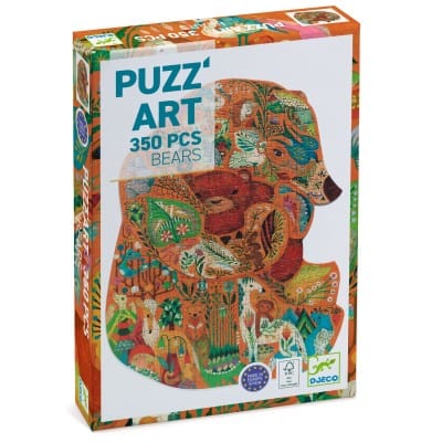 Djeco Puzzles y encajes Puzzle Puzz’Art Osos 350 piezas - Djeco DJ07661