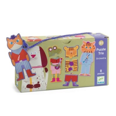 Djeco Puzzles y encajes Puzzle Trio Orquesta - Djeco DJ08229