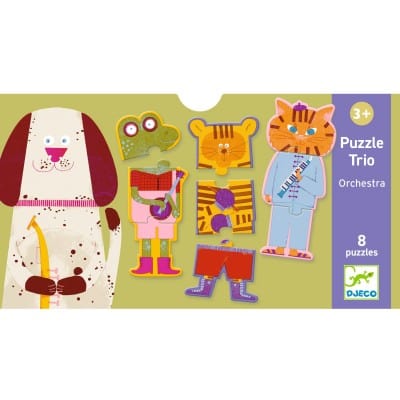 Djeco Puzzles y encajes Puzzle Trio Orquesta - Djeco DJ08229