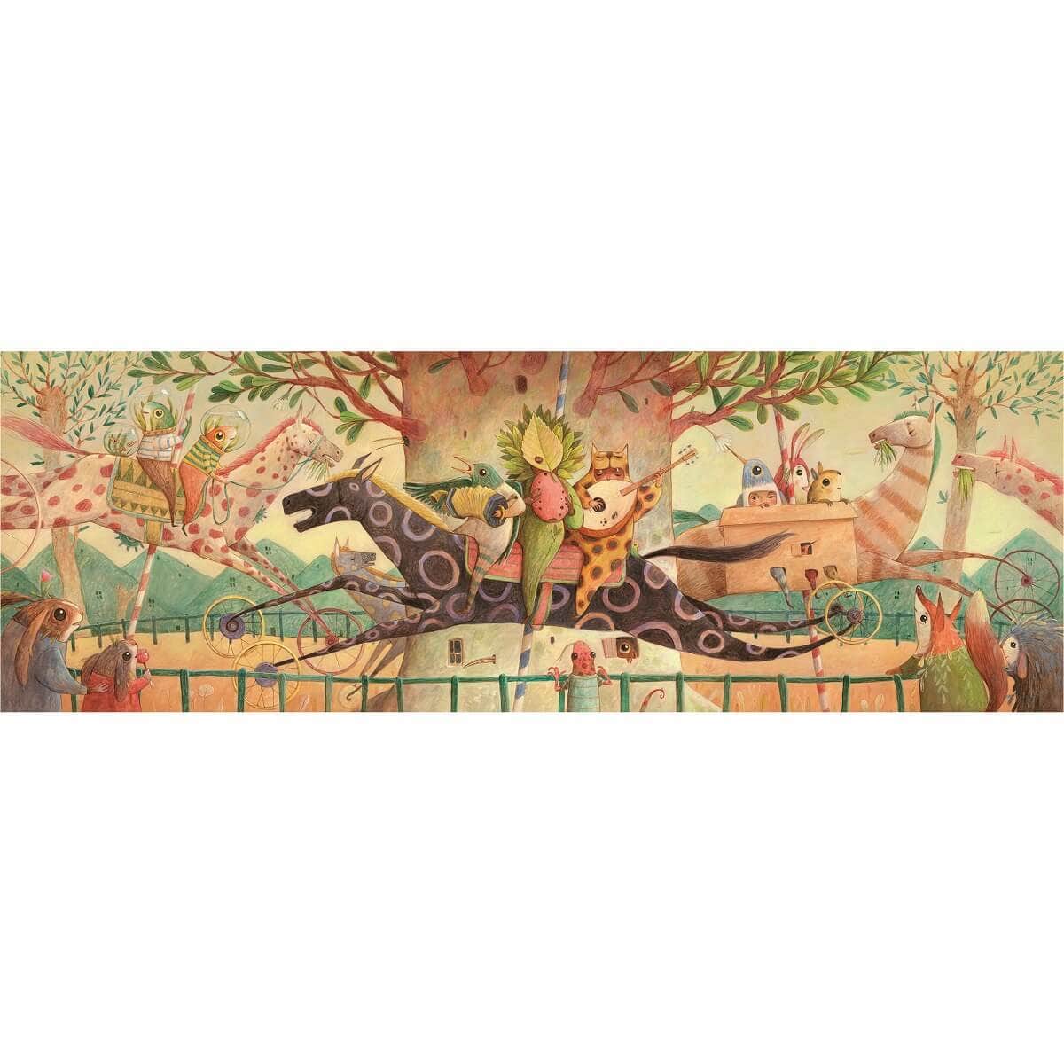 DJECO Puzzles y encajes Puzzle un viaje maravilloso 100 piezas - Djeco DJ07681