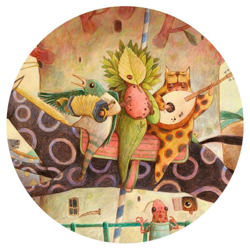 DJECO Puzzles y encajes Puzzle un viaje maravilloso 100 piezas - Djeco DJ07681