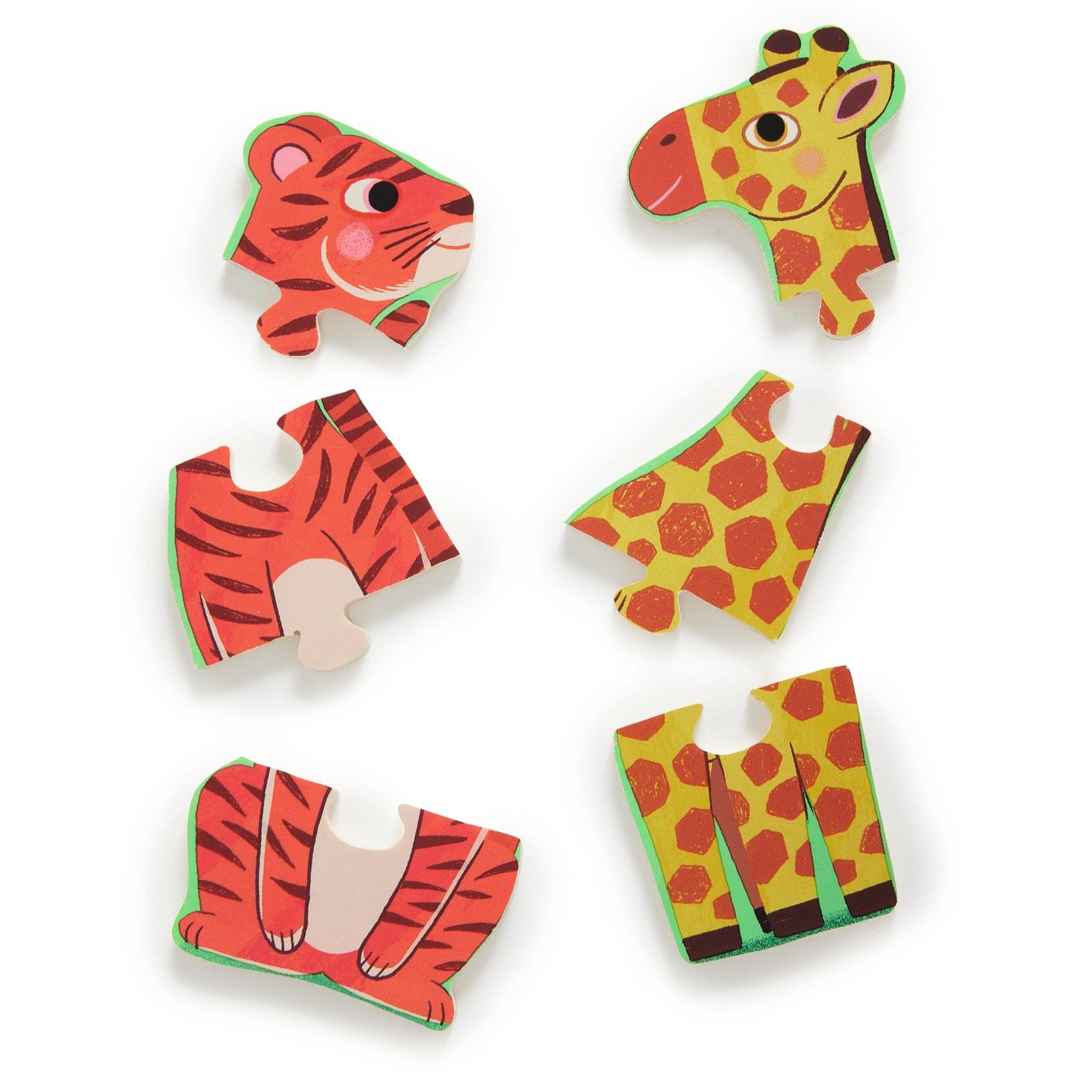 DJECO Puzzles y encajes Puzzles de madera Coucou Tigre - Djeco DJ01264