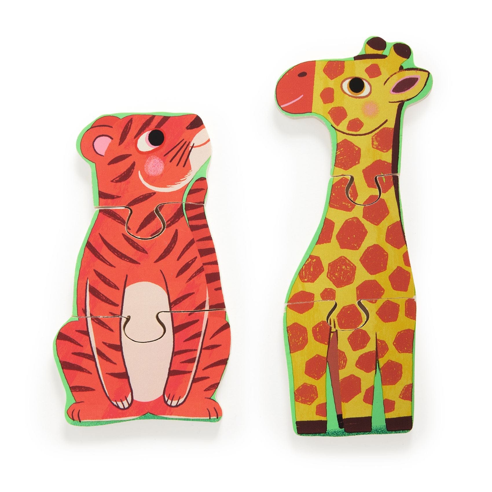 DJECO Puzzles y encajes Puzzles de madera Coucou Tigre - Djeco DJ01264