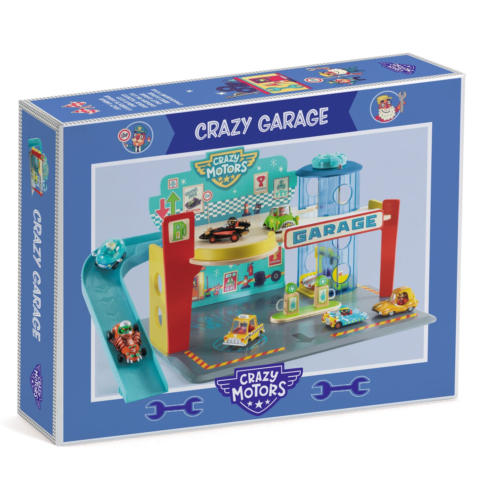 DJECO Transportes Pista garage crazy motors DJ05495