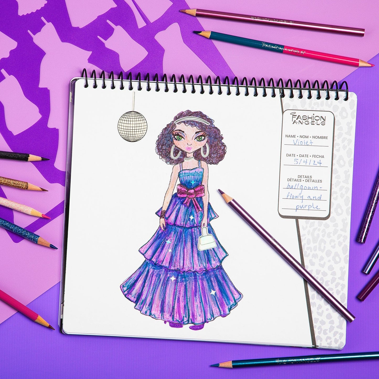 Fashion Angels Arte / Manualidades Set Glam de Diseño de Moda - Fashion Angels FA13483