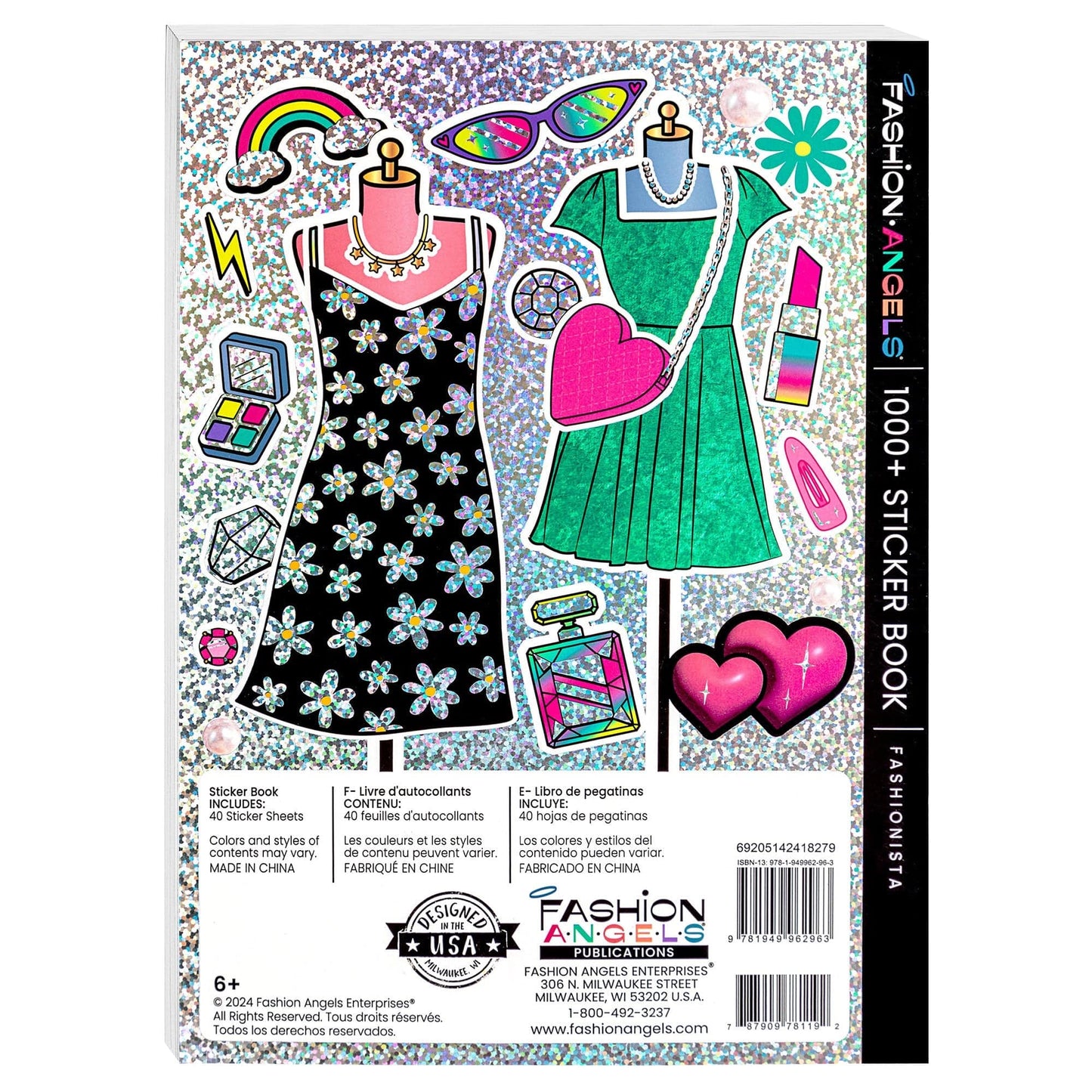 Fashion Angels Sticker Libro de Stickers de Moda con Hojas para Coleccionar - Fashion Angels FA78119