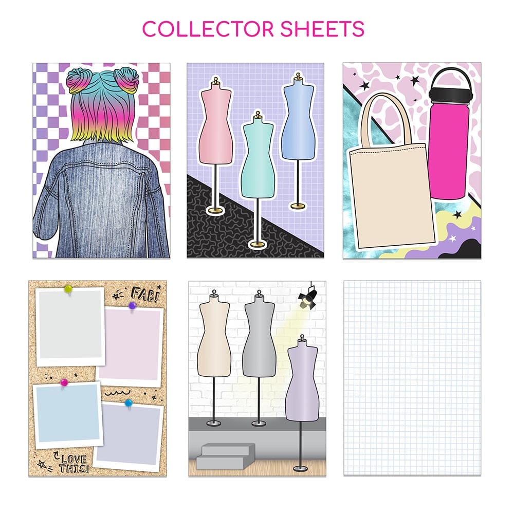 Fashion Angels Sticker Libro de Stickers de Moda con Hojas para Coleccionar - Fashion Angels FA78119