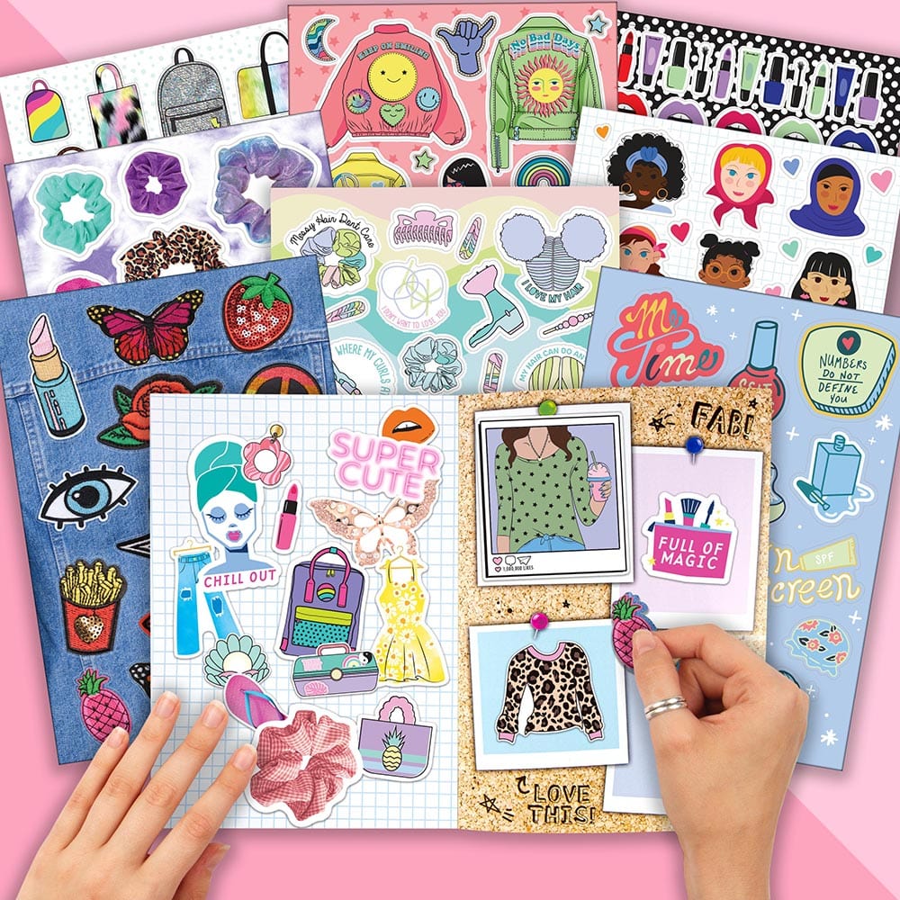 Fashion Angels Sticker Libro de Stickers de Moda con Hojas para Coleccionar - Fashion Angels FA78119