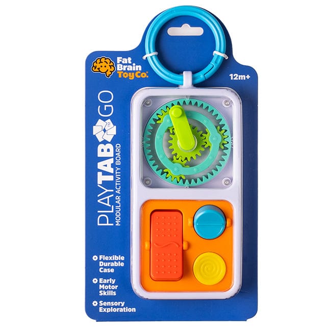 Fat brain toys Juguetes de actividades para bebés Tablero de actividades portátil PlayTab Go - Fat brain toys FA512-1