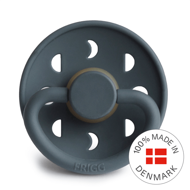 Frigg Chupete Chupete Redondo de Caucho Natural X1 Moon Talla 1 Slate - Frigg FRI76841378