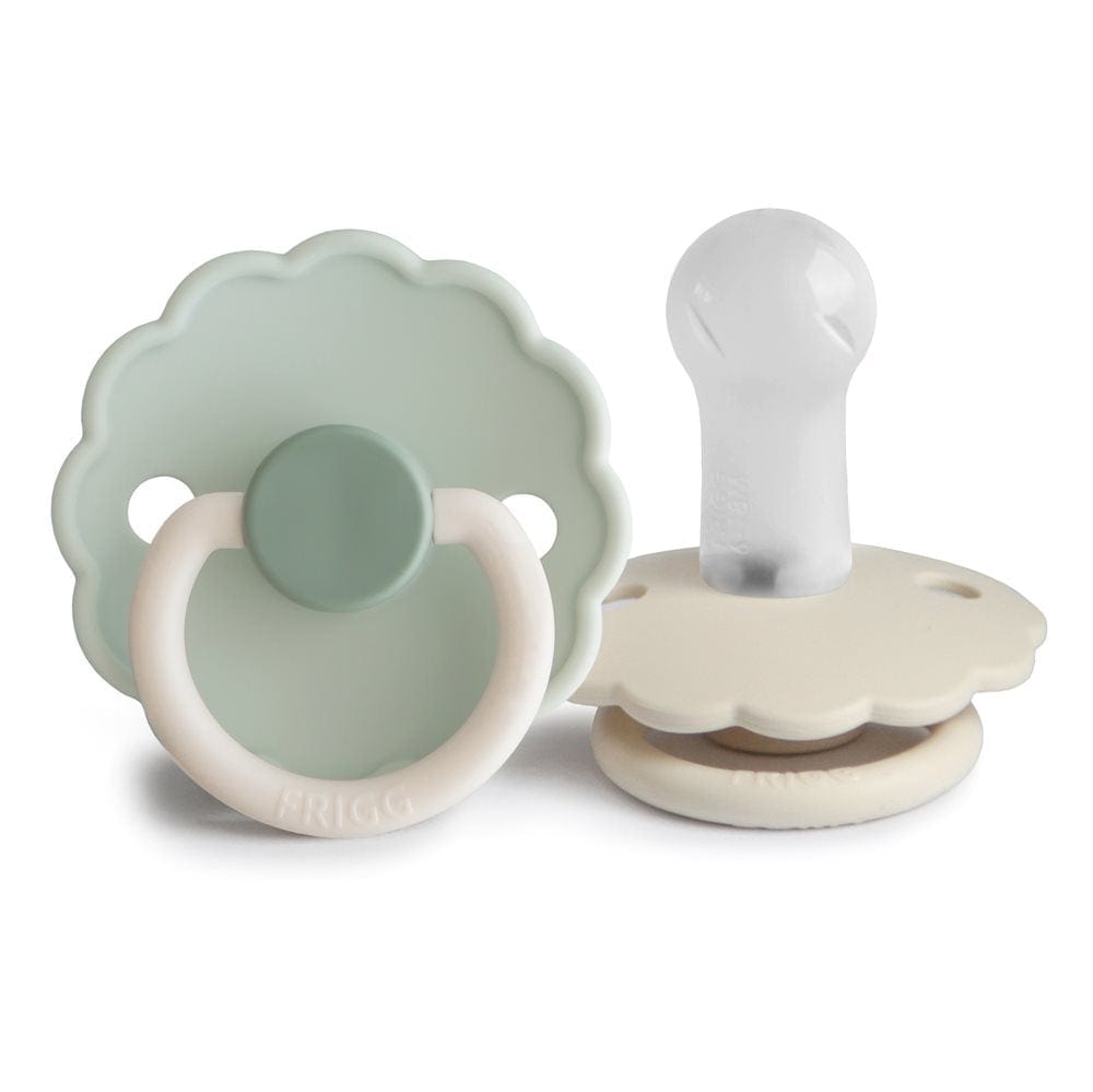 Frigg Chupete Chupete Redondo Silicona X2 Daisy Talla 1 Little Darling / Crema - Frigg FRI102023