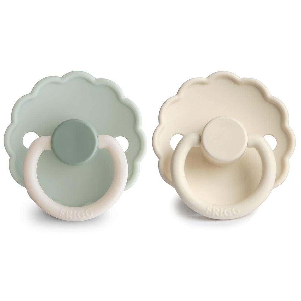 Frigg Chupete Chupete Redondo Silicona X2 Daisy Talla 1 Little Darling / Crema - Frigg FRI102023