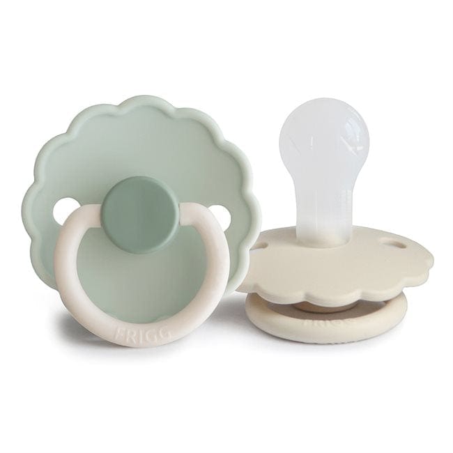Frigg Chupete Chupete Redondo Silicona X2 Daisy Talla 2 Little Darling / Crema - Frigg FRI102024