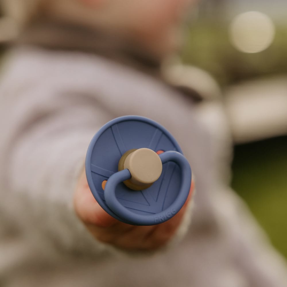 Frigg Chupete Chupete Redondo Silicone X2 Viking Talla 1 Ocean View / Powder Blue - Frigg FRI101551