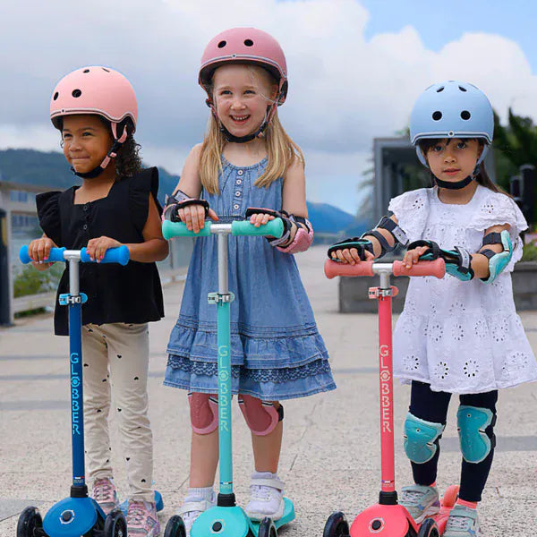 GLOBBER cascos Casco infantil Globber Go Up Lights Pastel Pink- Globber 506-210
