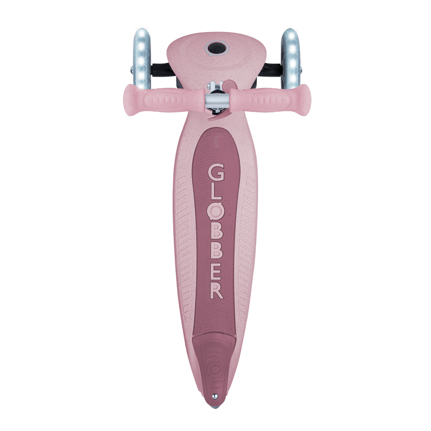 Globber Scooter Scooter Infantil 3 Ruedas Ecológico Plegable con Luces Berry - Globber 692-510-2