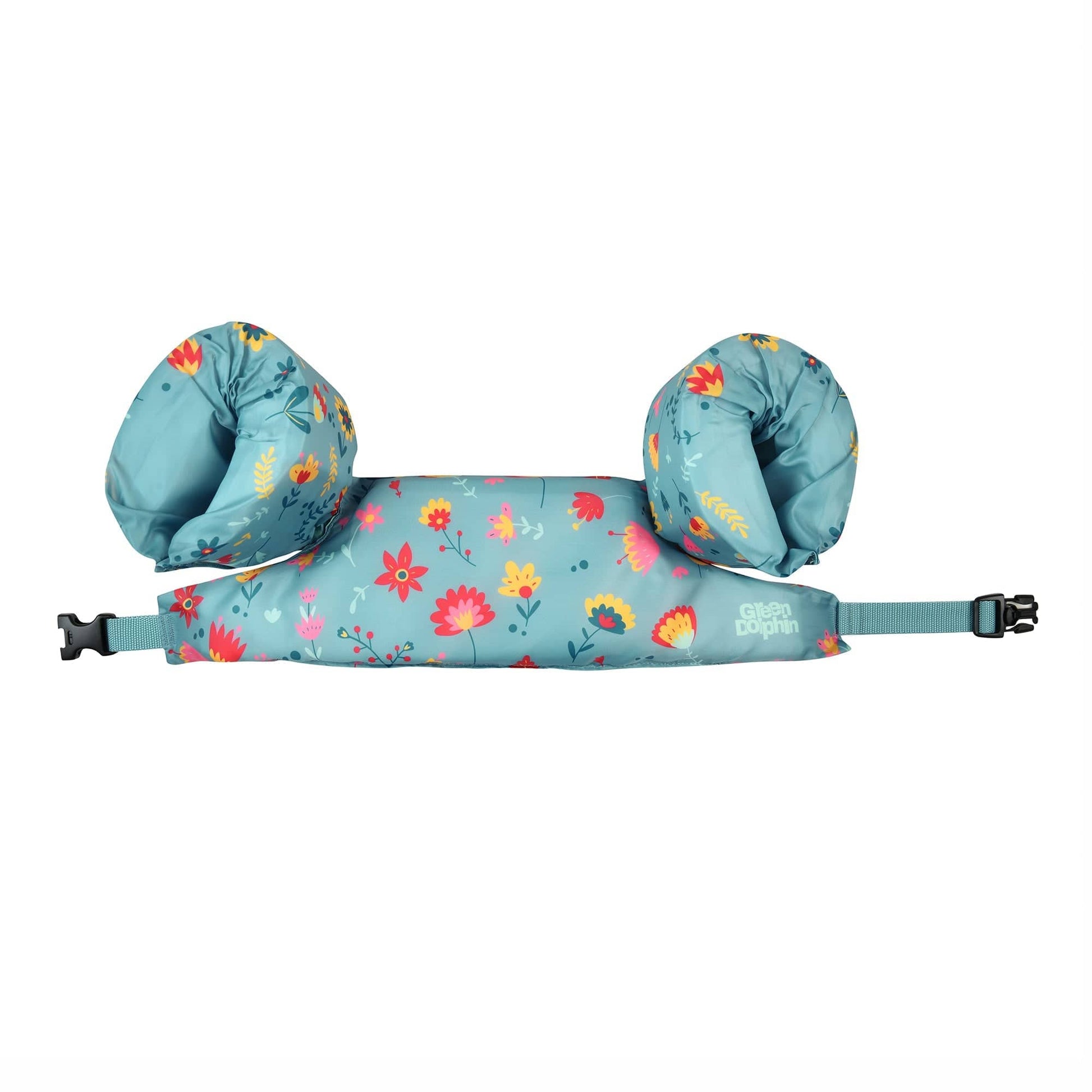 Green dolphin Flotadores Flotador con Alitas Flores Celeste - Green Dolphin G152