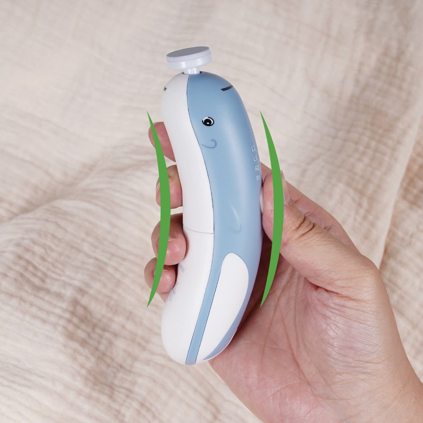 Haakaa Cuidado Personal Limador de uñas eléctrico Friendly Whale - Haakaa SGE088