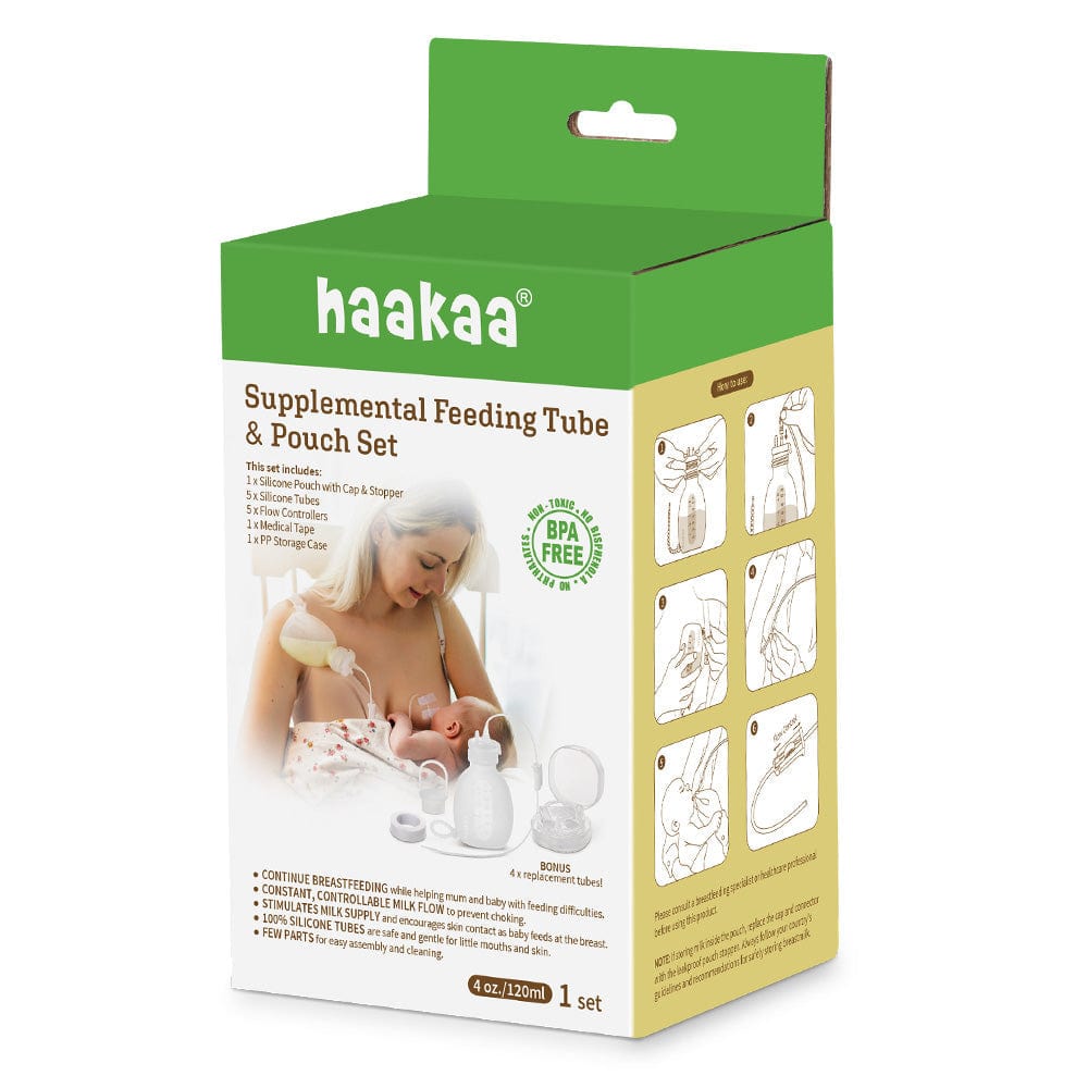 Haakaa Lactancia Materna Sonda y bolsa para alimentación suplementaria - Haakaa BHK173