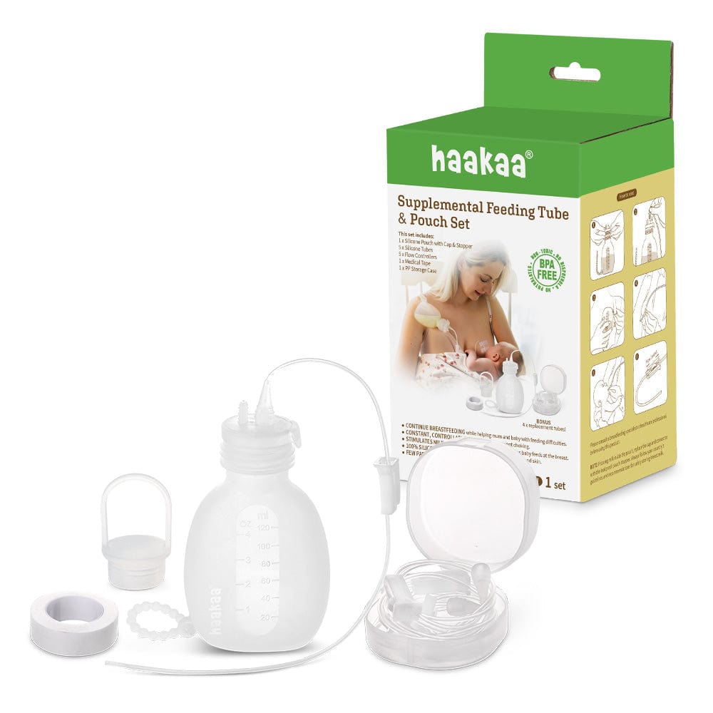 Haakaa Lactancia Materna Sonda y bolsa para alimentación suplementaria - Haakaa BHK173