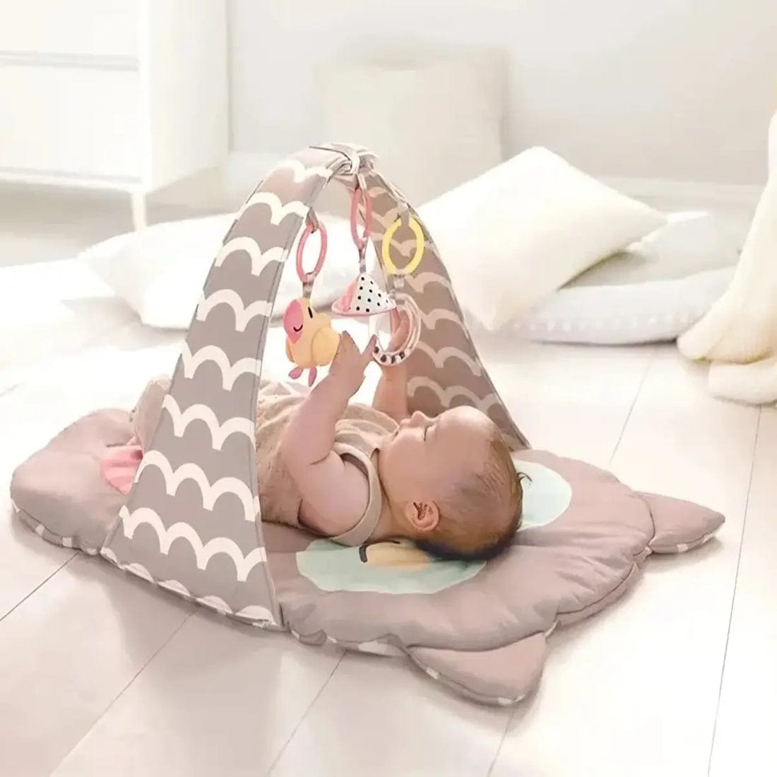 Hape Alfombra de juego Alfombra de actividades Oscar el búho - Hape E8535