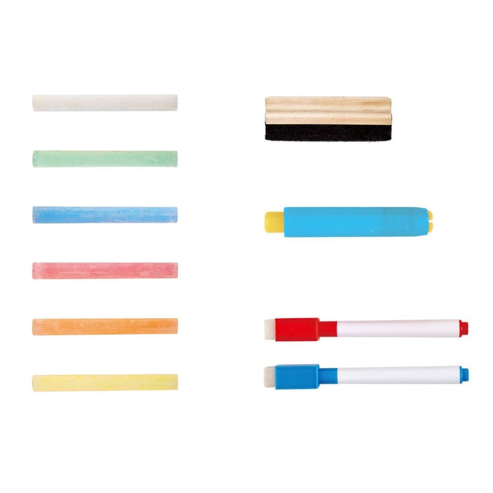 Hape Arte / Manualidades Pizarra blanca y negra plegable de doble cara - Hape E1062