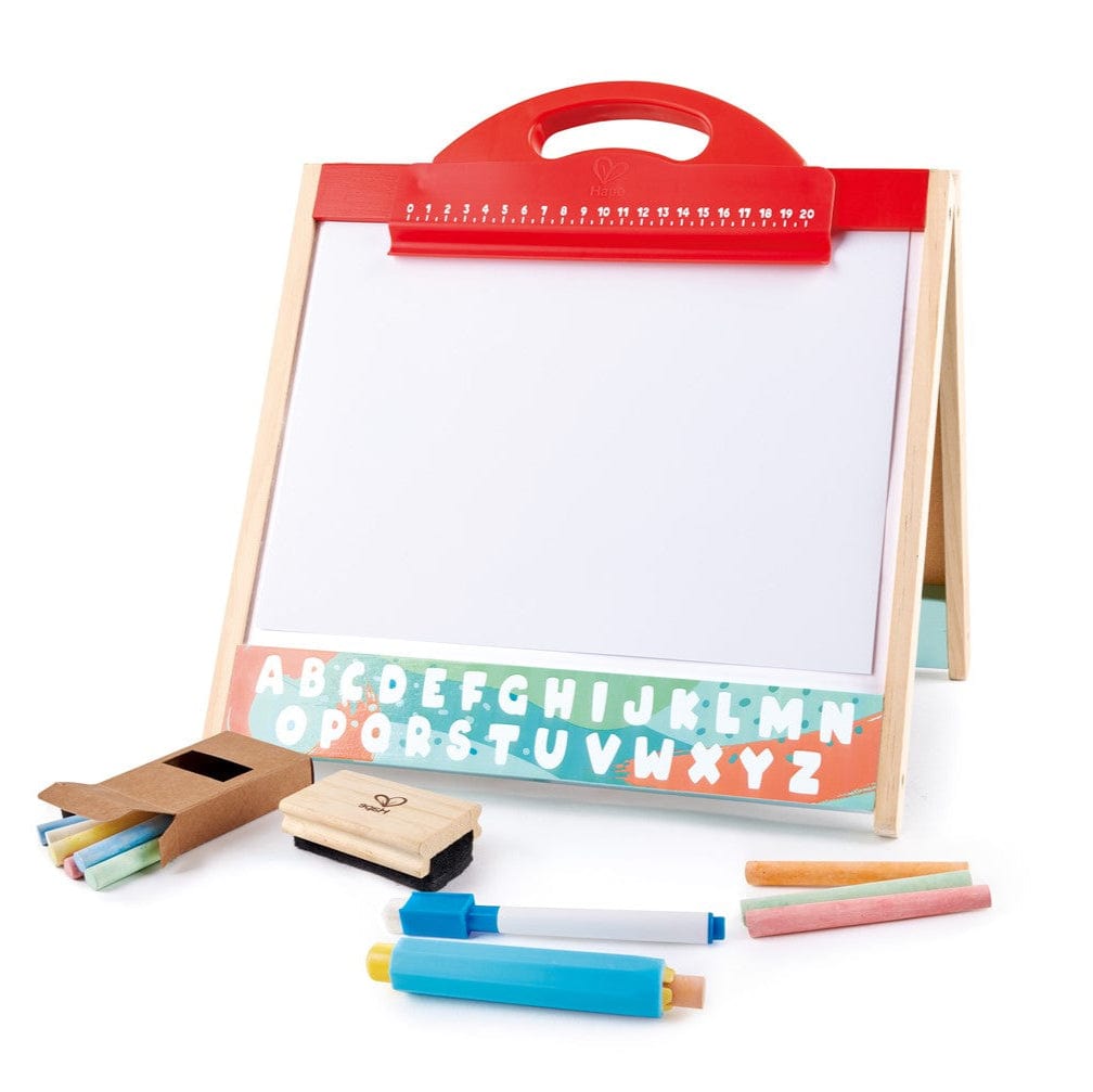 Hape Arte / Manualidades Pizarra blanca y negra plegable de doble cara - Hape E1062