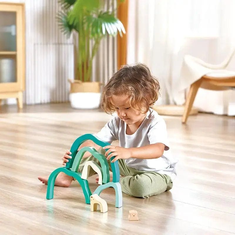 Hape Bloques / Construcción Bloques apilables de oso polar ártico - Hape E0490