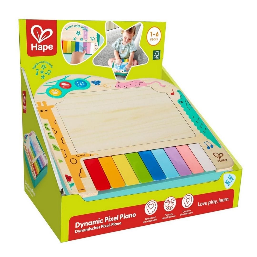 Hape Camara de foto Piano de madera pixel - Hape E0635