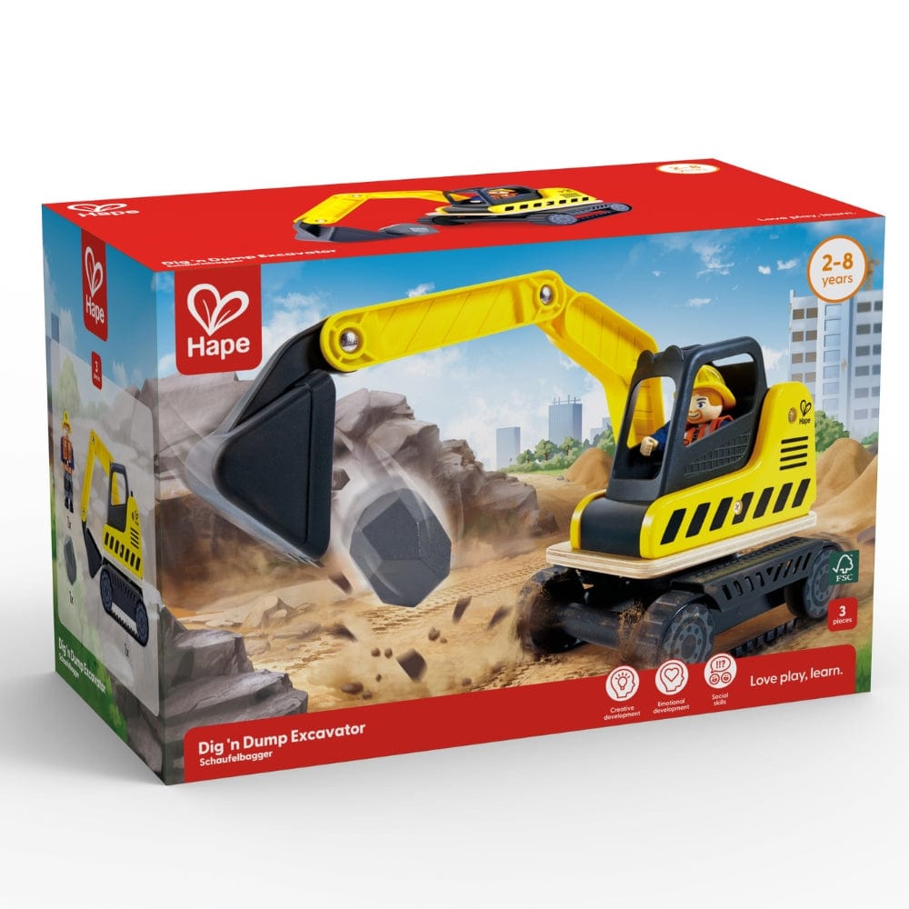 Hape Camión Excavadora - Hape E3058