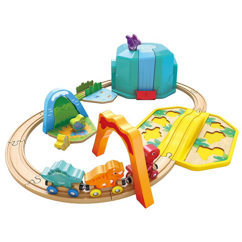 Hape Destreza y Habilidades Tren de madera con dinosaurios - Hape E3828
