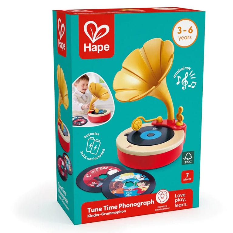 Hape Instrumentos musicales Fonógrafo Tune Time - Hape E0641