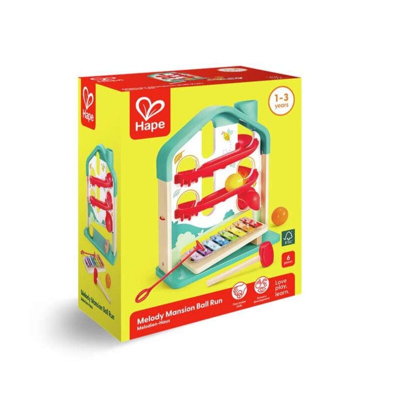 Hape Instrumentos musicales Juego musical carrera de pelotas mansión melody - Hape E0512