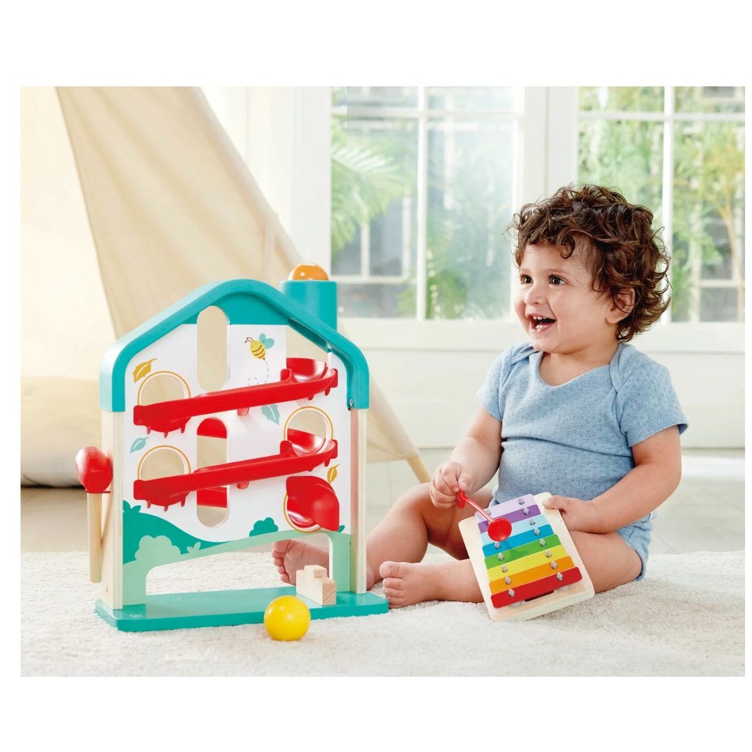 Hape Instrumentos musicales Juego musical carrera de pelotas mansión melody - Hape E0512