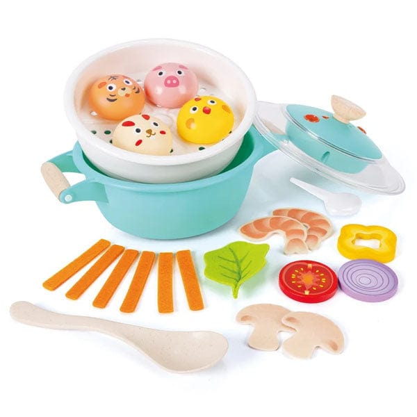 Hape Juegos de roles Juego de cocina y vapor little chef plus - Hape E3202