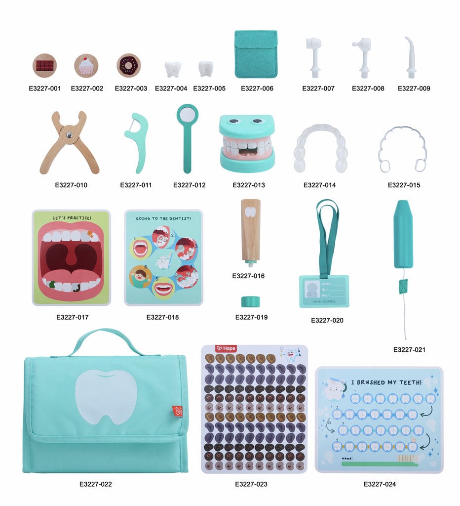 Hape Juegos de roles Kit Juego de Clínica Dental Super Smile - Hape E3227