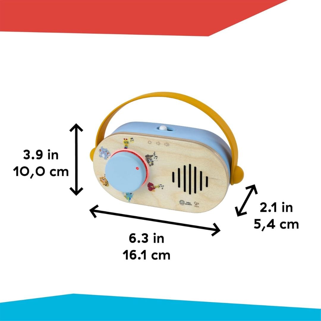 Hape Juegos de roles Radio de aprendizaje de madera - Hape 800921