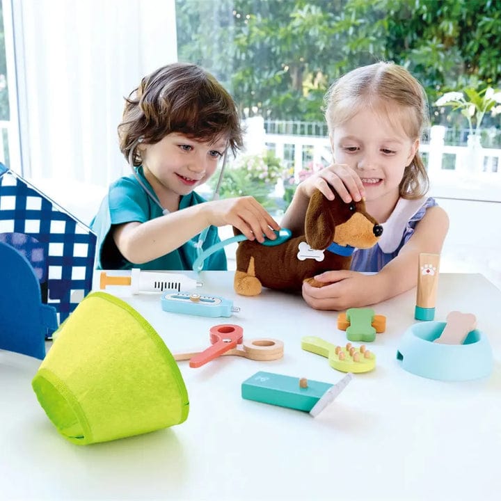 Hape Juegos de roles Set Clínica veterinaria para cachorros - Hape E3229